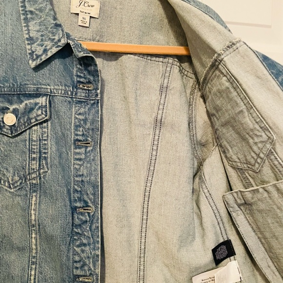J Crew Classic Denim Jacket In Brilliant Day - Picture 4 of 4